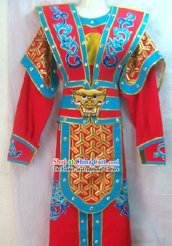 Traditional Chinese General Armor Dramatic Costume for Men