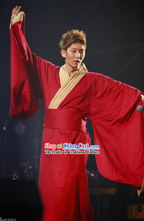 Lee Jun Ki Ancient Hanfu Clothing Complete Set for Men