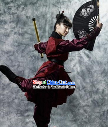 Hong Gil Dong Ancient Korean Swordwoman Costumes for Women