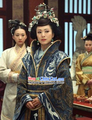 Phoenix and Peony Television Drama High Collar Empress Costumes Complete Set