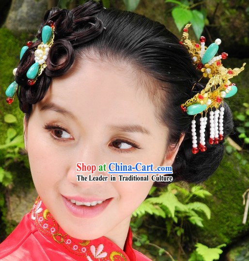 Handmade Traditional Chinese Wedding Hair Accessories and Jewellery