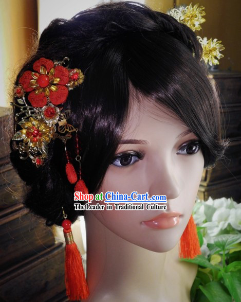 Handmade Traditional Chinese Hair Jewelry For Wedding