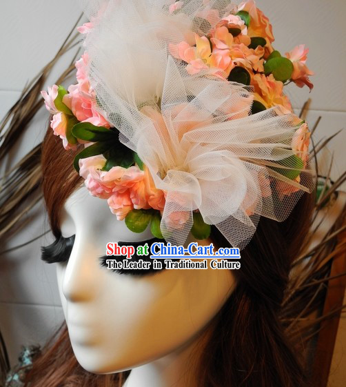 Traditional Chinese Handmade Flower Hair Accessories