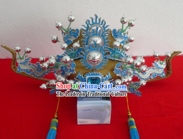 Traditional Chinese Opera Official Prime Minister Helmet