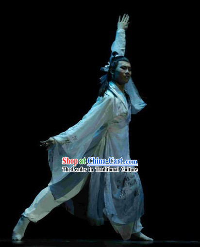 China Classical Dancing Costume Complete Set for Men