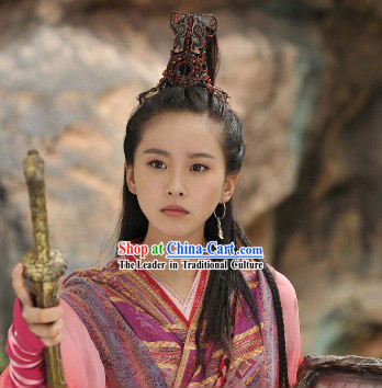Handmade Ancient Chinese Minority Princess Hair Accessories