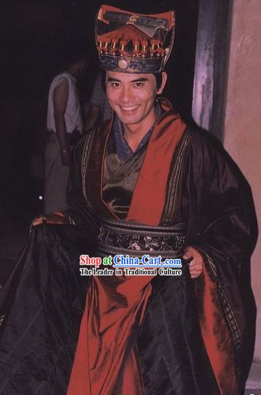 Daming Palace TV Drama Zhao Wenzhuo Tang Dynasty Official Clothes and Headwear