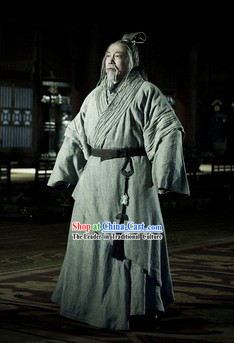 Han Dynasty China Elder Hanfu Clothing for Men