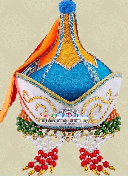 Handmade Traditional Mongolian Headdress for Women
