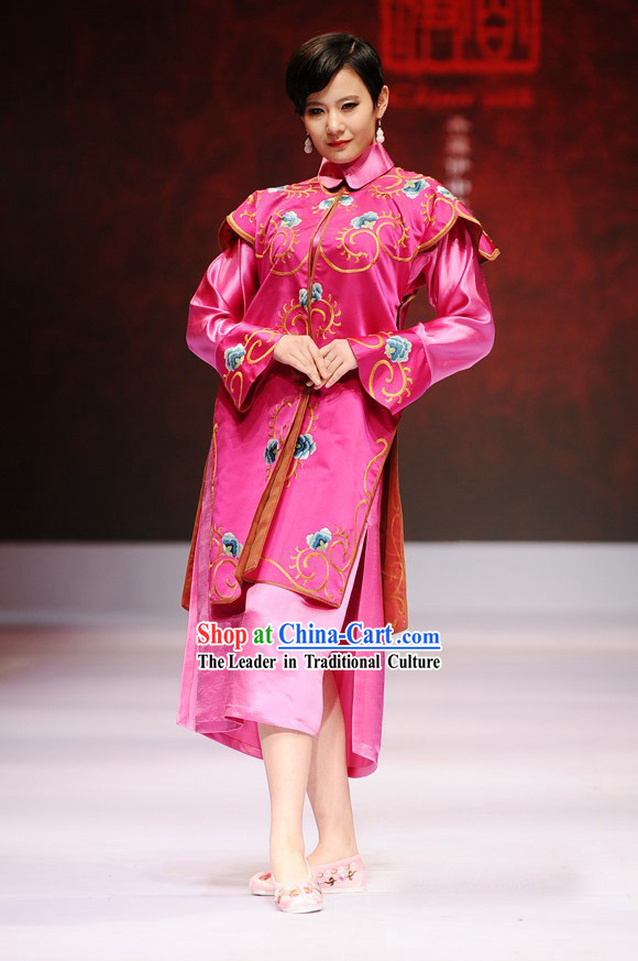 Pink Chinese Nobel Lady Costumes