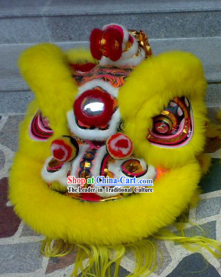 Happy Chinese New Year Handmade Hok San Lion Dance Costumes Complete Set