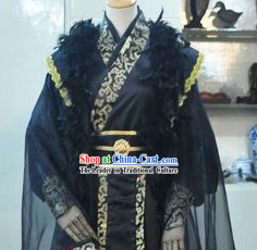 Ancient Chinese Style Black Hierarch Costumes for Men