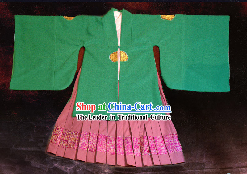 Ancient Chinese Hanfu Clothing Complete Set for Kids