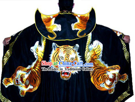 Chinese Embroidered Tiger Cape