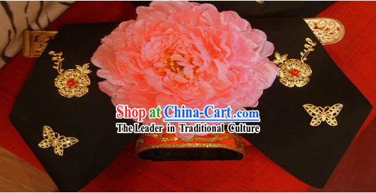 Qing Dynasty Chinese Palace Princess Manchu Hat for Women