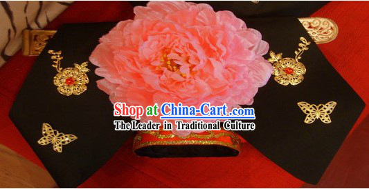 Qing Dynasty Chinese Palace Princess Manchu Hat for Women