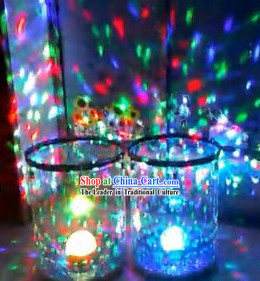 Multi-color LED Lights Sound Control Stage Performance Drum