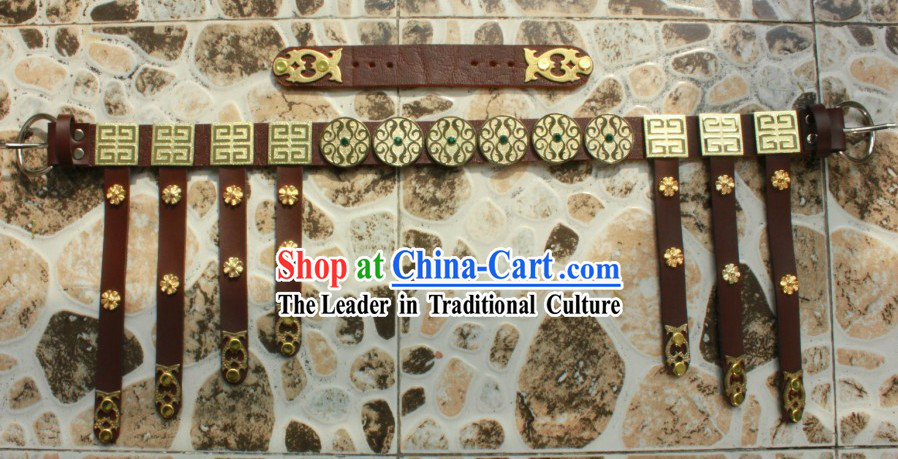 Chinese Tang Song Dynasty Handmade Hanfu Belt for Men