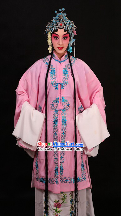 Pink Chinese Opera Qing Yi Dan Costumes for Women
