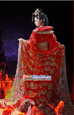 Chinese Classic Red Empress Wedding Dress