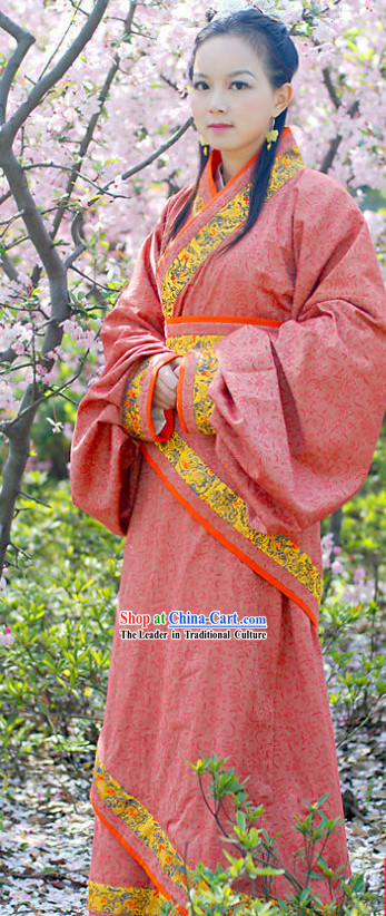 Ancient Chinese Red Wedding Dresses for Women