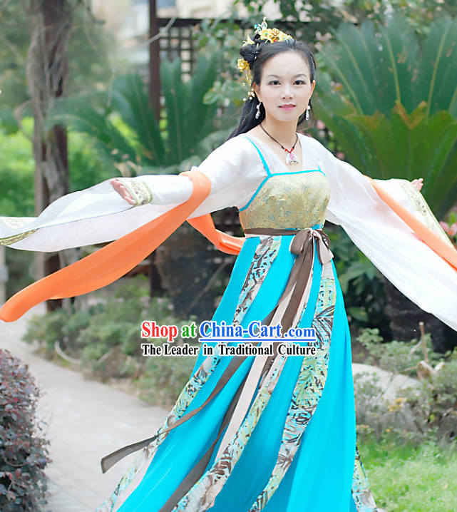 Ancient Chinese Tang Dynasty Palace Dancer Costumes for Women