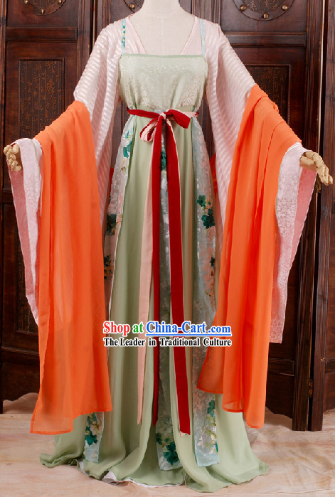 Ancient Chinese Tang Dynasty Clothing for Girls