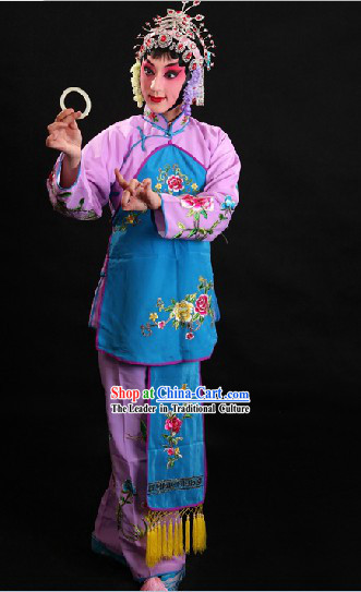 Traditional Chinese Opera Girl Jacket Costumes