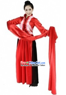 Long Sleeve Chinese Classical Dancing Costumes for Women