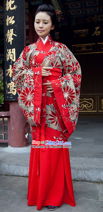 Traditional Chinese Hanfu Guzhuang Clothing for Women