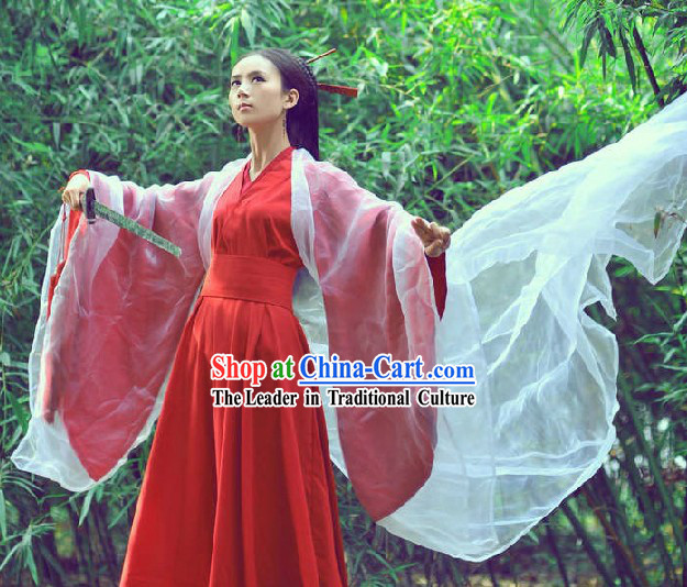 Ancient Chinese Female Swordsman Costumes for Women