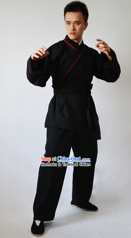 Ancient Chinese Kung Fu Clothing Complete Set for Men