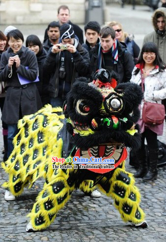 Chinese Lunar New Year Ceremony Lion Dance Equipment Complete Set