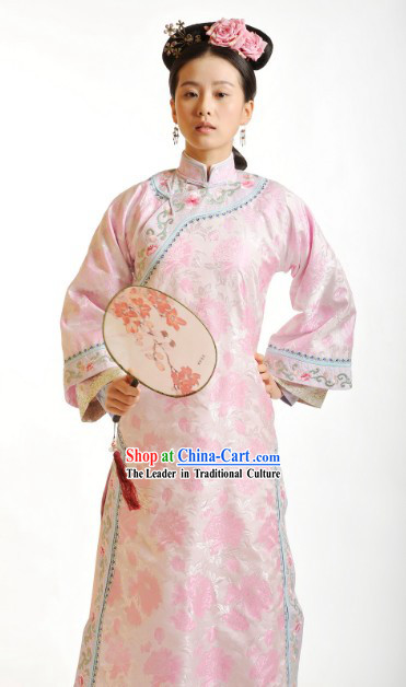 Bu Bu Jing Xin Liu Shi Shi Cecilia Qing Imperial Nobility Clothes and Fan