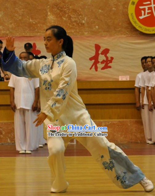 Traditional Chinese Tai Chi Mandarin Kung Fu Suit for Women