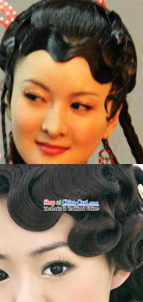 Chinese Old Style Hair Bang Wig