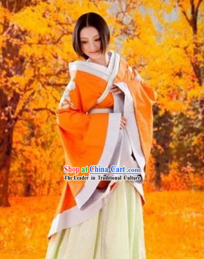 Ancient Chinese Autumn Hanfu Clothing for Women