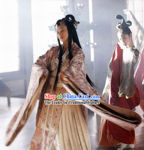 Ancient Chinese Warring States Sun Zi Da Zhuan Empress Clothing Complete Set