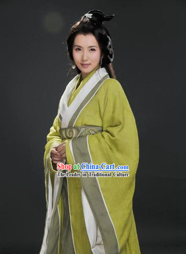 Three Kingdoms Diao Chan Costumes and Headpiece Complete Set