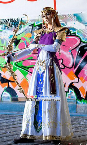 Legend Of Zelda Twilight Princess Zleda Cosplay Costume