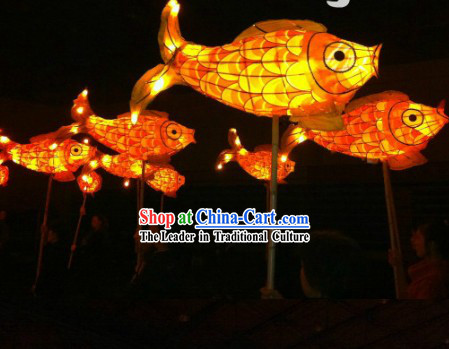 Traditional Chinese New Year Fish Carp Lanterns