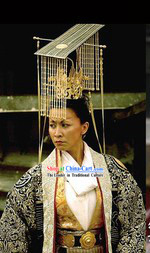 Tang Dynasty Female Emperor Wu Zetian Coronation Crown