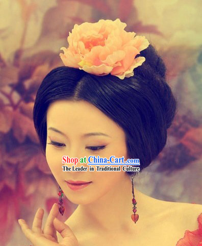 Ancient Chinese Tang Dynasty Wig and Headpieces