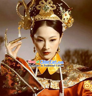 Empresses in the Palace Zhuan Huan Zhuan Costumes and Hat Complete Set