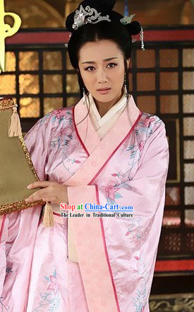 Ancient Chinese Imperial Palace Empress Clothing Complete Set