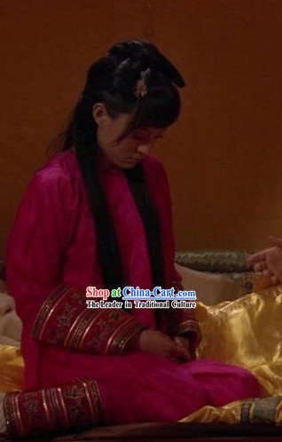Qing Dynasty Chinese Zhong Yi Inside Outfit for Women