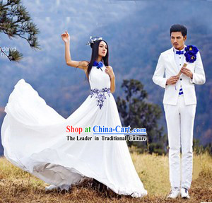 Photography Studio Use Wedding Dresses Clothing for Men and Women