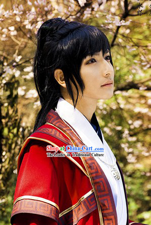 Ancient Chinese Knight Warrior Wig for Men