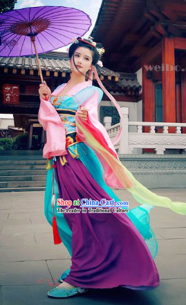 Ancient Chinese Cartoon Character Princess Clothes for Women