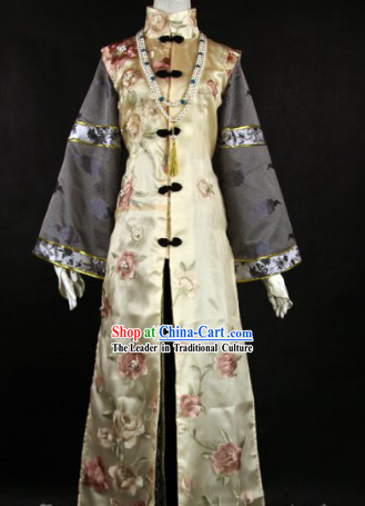 Ancient Chinese Embroidery Cosplay Robe for Men